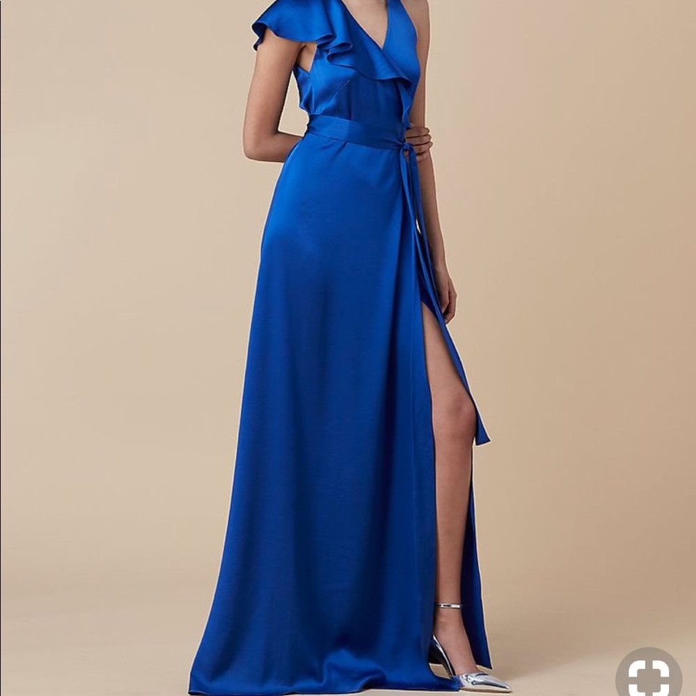 Diane Von Furstenberg Asymmetrical Wrap Gown